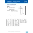 Kép 2/3 - Kúpos fejű lyukasztótüske, DIN 9861, Form D, ISO 6752, HSS - 7,5x100