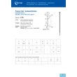 Kép 2/2 - Kúpos fejű, lemunkált szárú lyukasztótüske, DIN 9861 Teil 2, Form C, ISO 9181, HSS - 2,1x7/3,0x071
