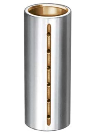 Vezetőpersely, sima, acél, bronz bevonattal - ST7409.12x037